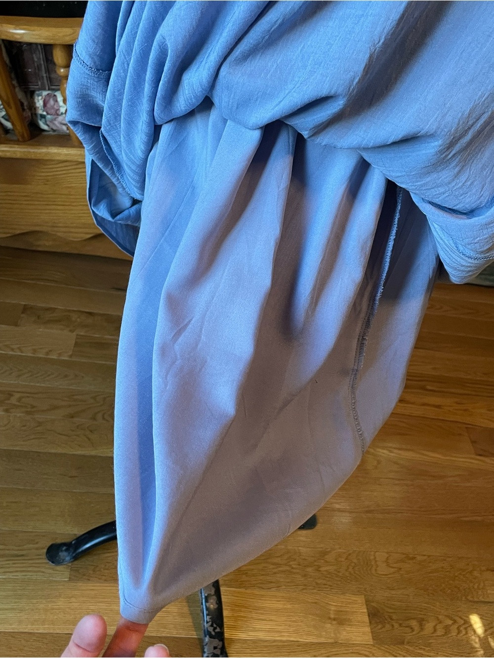 Smocked Maxi Dress with Ruffled Square Neckline - Picture 8 of 15